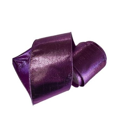 Pink Metallic Ribbon 4" x 10 Yds