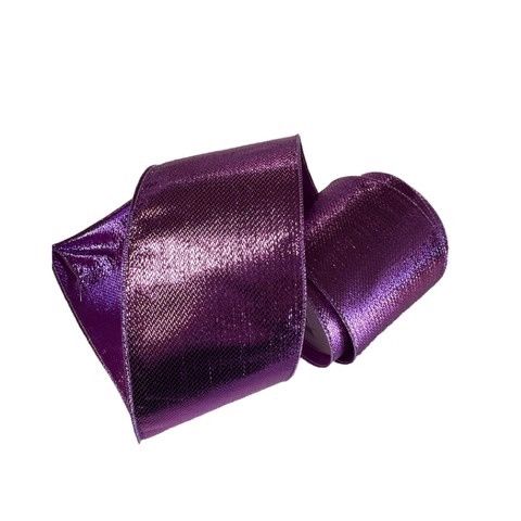 Pink Metallic Ribbon 4" x 10 Yds