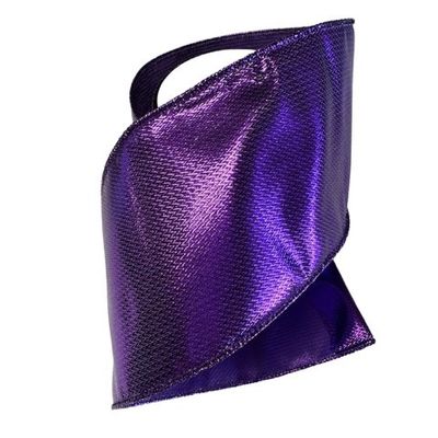 Purple Metallic Ribbon 4" x 10 Yds