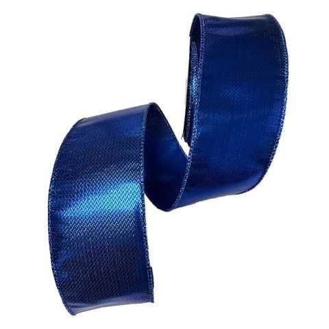 Royal Blue Metallic Ribbon 2.5" x 10Yds