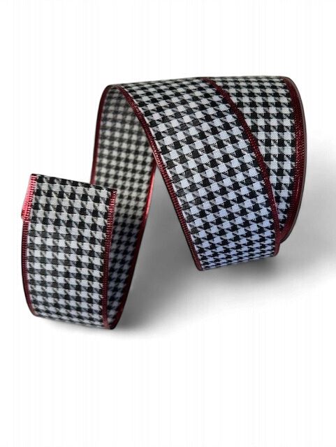 Houndstooth  Ribbon 2.5" x 100'