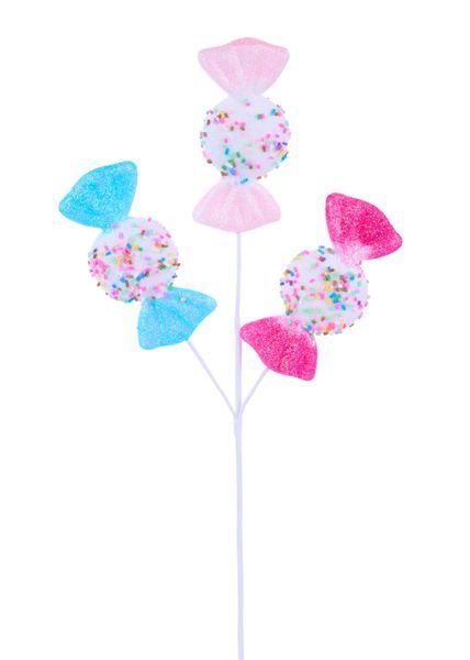 Candy Pick  w Sprinkles lt pink/blue