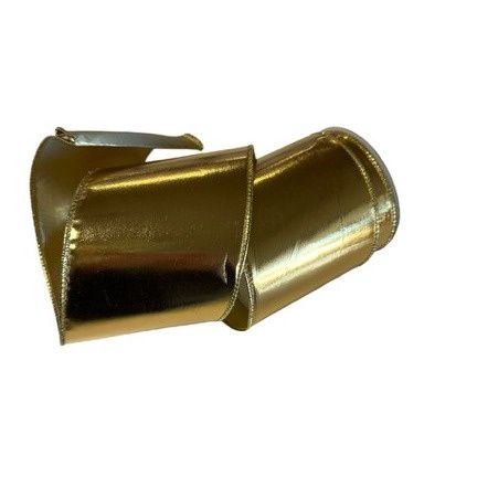 Foil Ribbon 4" x 10Yds Gold