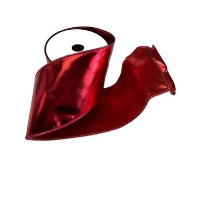 Foil Ribbon 4" x 10Yds Red