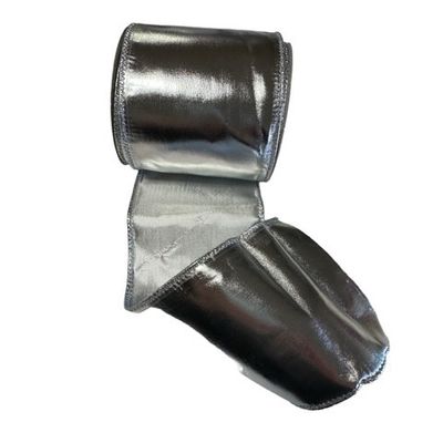 4" X 10Yds Foil Ribbon Silver