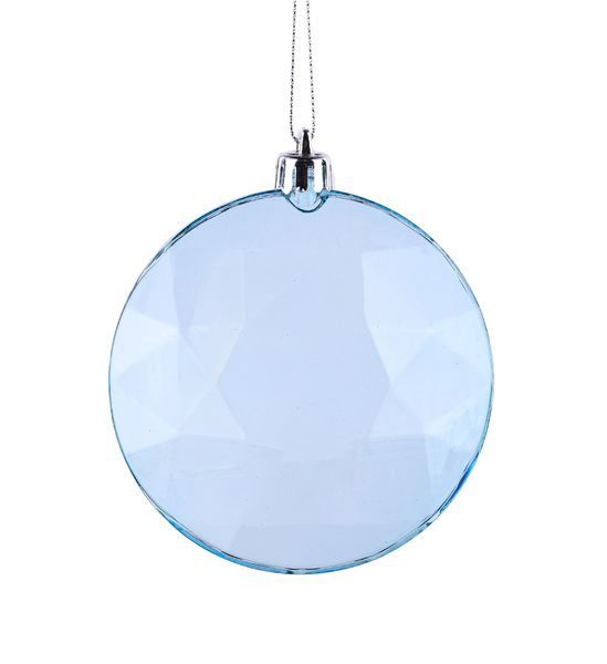 100MM Faceted Diam Gem Turquoise