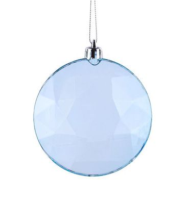 100MM Faceted Diam Gem Turquoise
