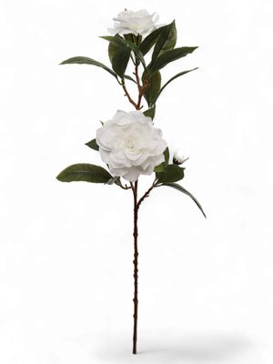 Gardenia Spray 28" in White