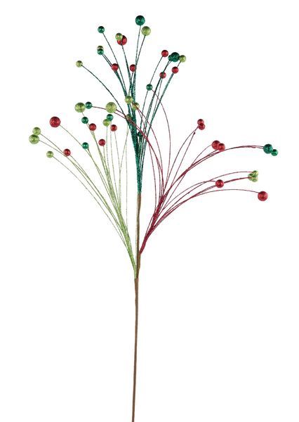 Glittered Ball Fishline Spray-Red/Emerald/Lime