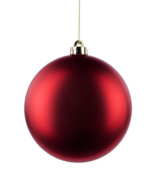 150MM Thick Matte 2D Ball Orn-Red