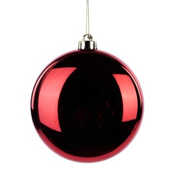 150MM Thick Shiny 2D Ball Orn-Red