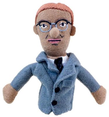Malcolm X Finger Puppet