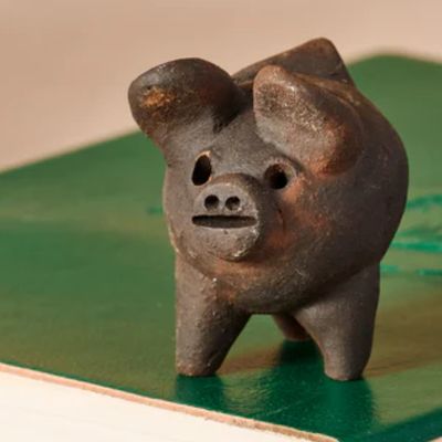 Good Luck Clay Pig