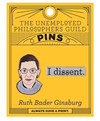 Ruth Bader Ginsburg Enamel Pins