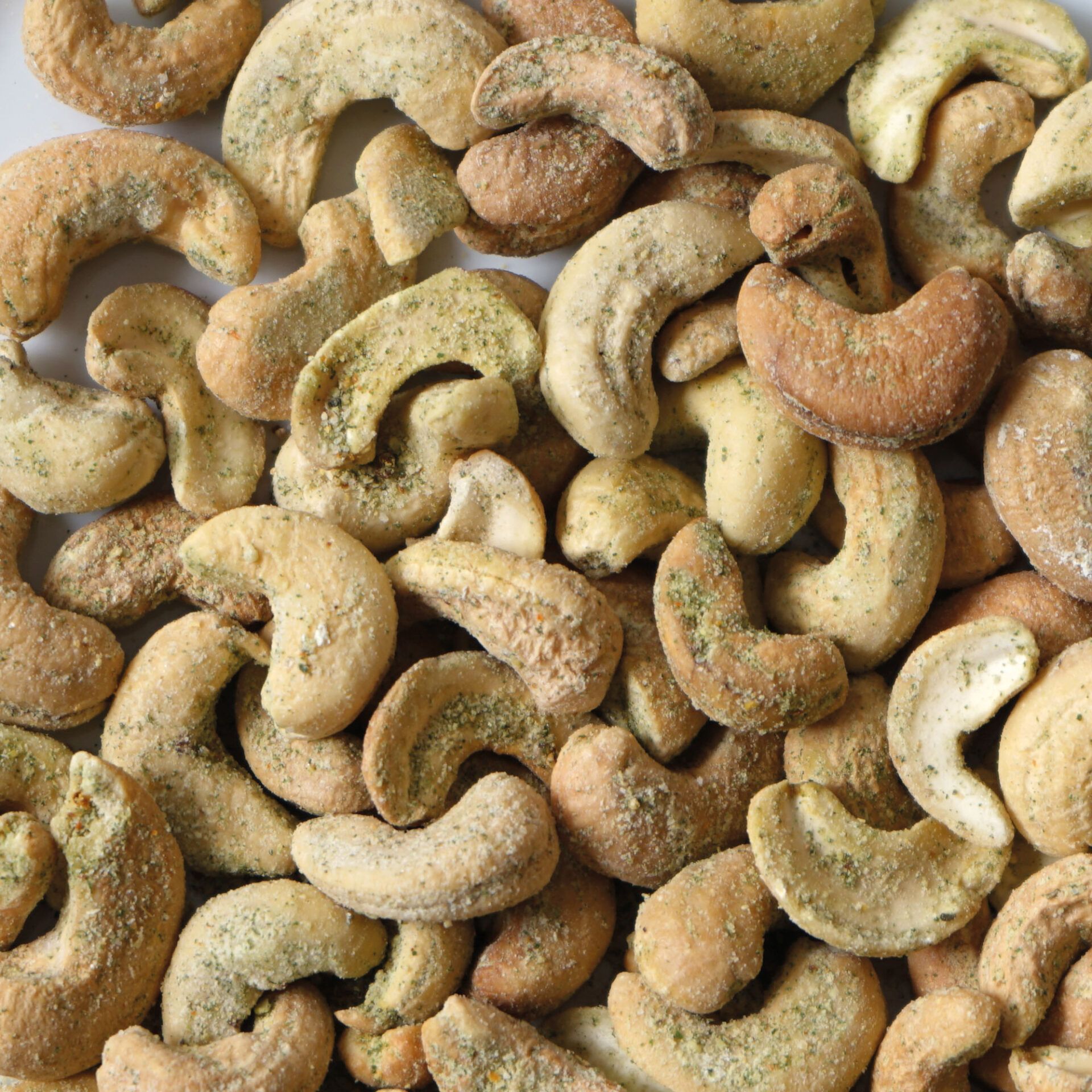 Geröstete Cashews Kräutermix im Pfandglas
