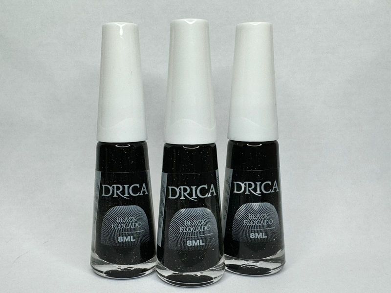 ESMALTE DRICA BLACK FLOCADO GLITER - Nº816