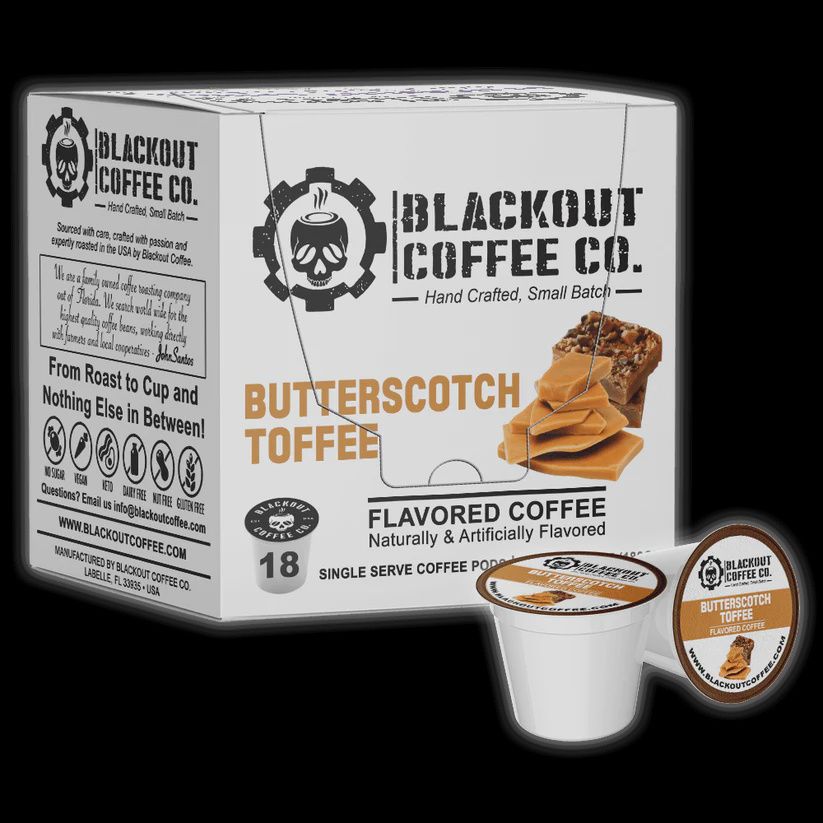 Butterscotch Toffee (Single Serve Pods 18 Ct.)