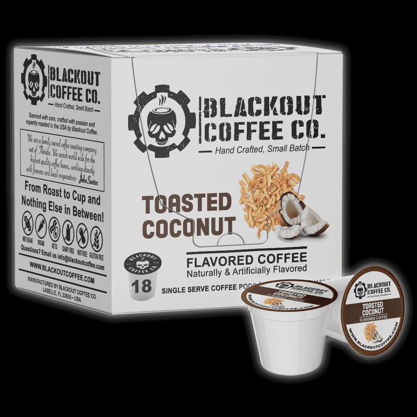 Toasted Coconut (Single Serve Pods 18 Ct.)