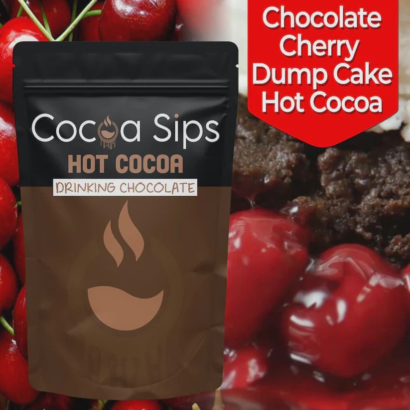 Chocolate Cherry Dump Cake (Hot Cocoa)