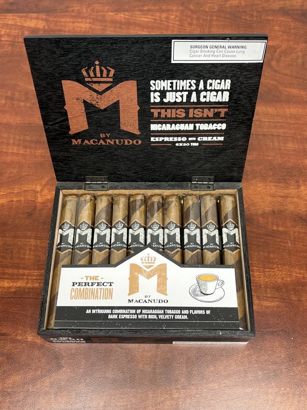 &quot;M&quot; Espresso &amp; Cream