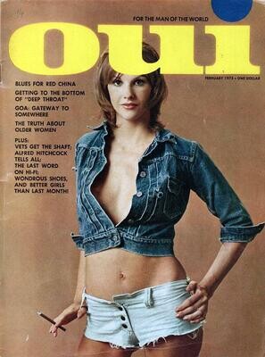 Vintage Oui Adult Magazine