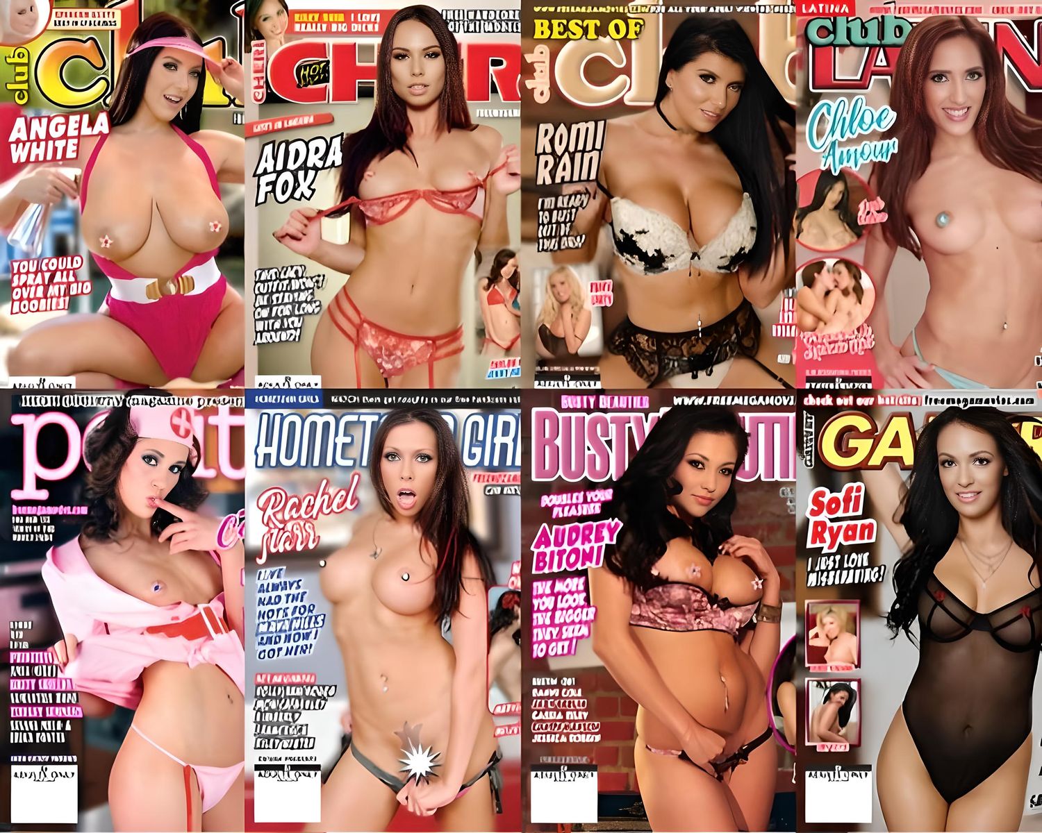 Adult XXX Magazines January 2024 Bundle Pack