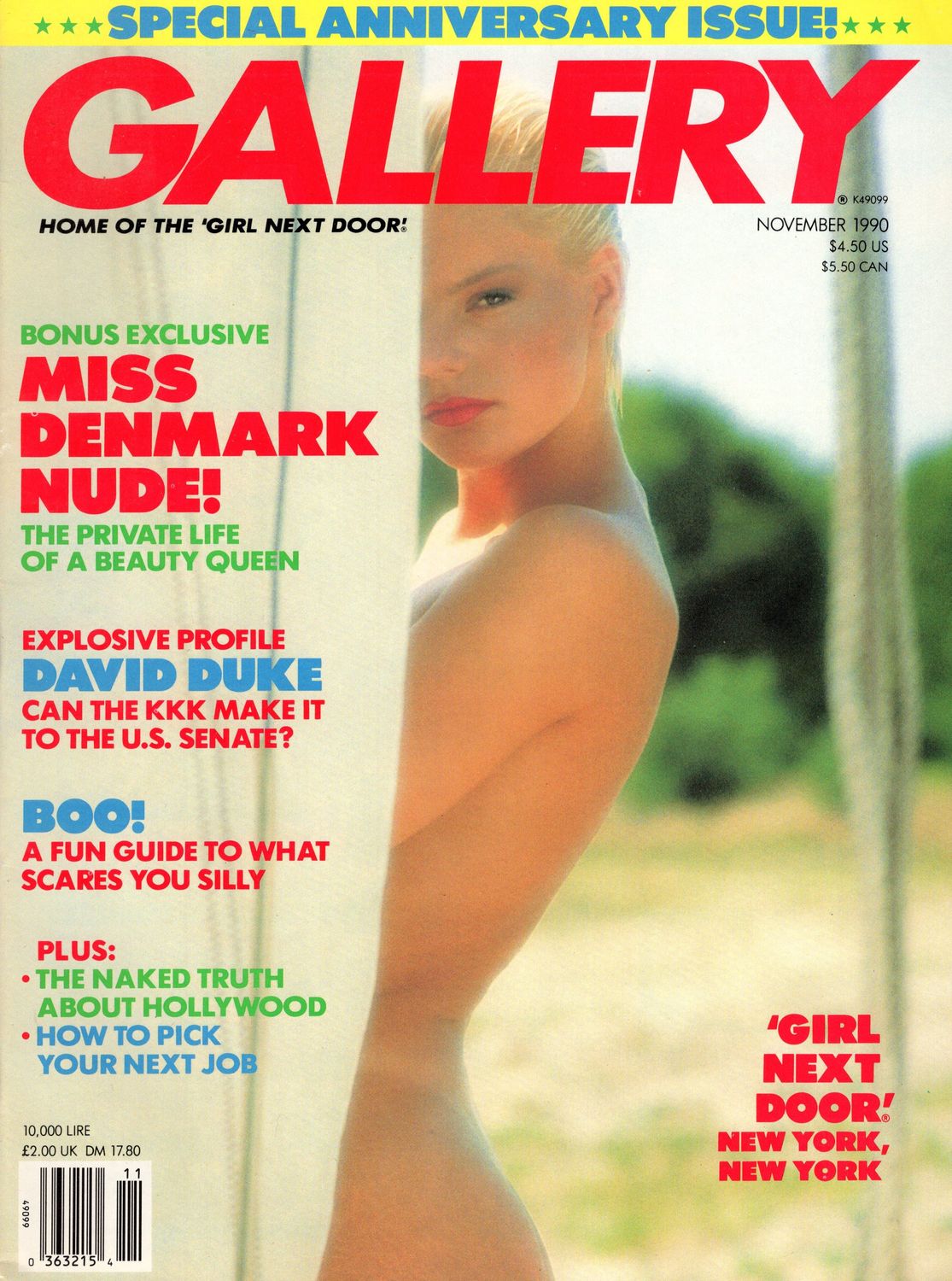 adult magazines - Gallery Adult Magazine Back Issue November 1990