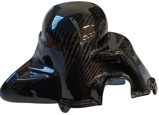 [CRB-025] Cuffia motore corsa corta vespa 50 special in carbonio
