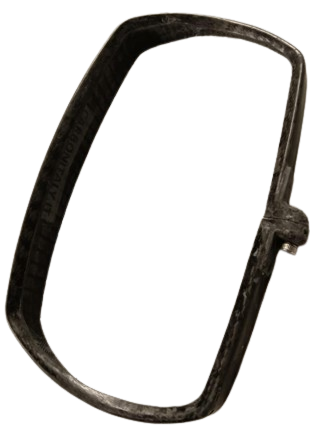 [CRB-024] Cornice faro anteriore vespa 50 special in carbonio