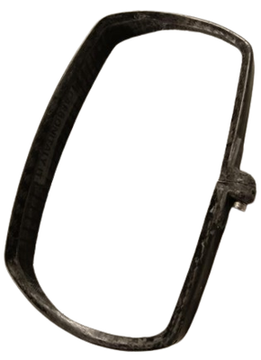 [CRB-024] Cornice faro anteriore vespa 50 special in carbonio