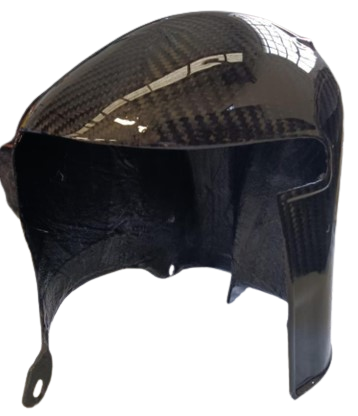 [CRB-026] Cuffia motore vespa px 200, rally 200  in carbonio