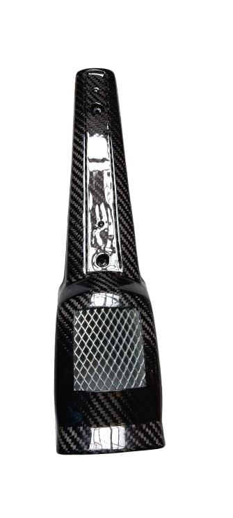 [CRB-070] Nasello in carbonio per vespa special con griglia