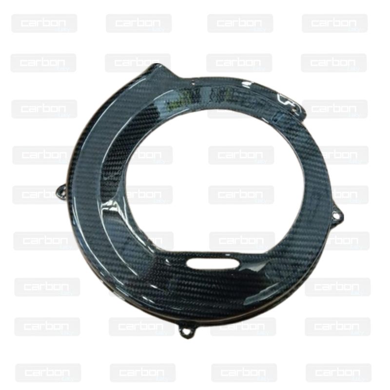[CRB-012] Single-Fin Fan Cover in Carbon Fiber for Vespa 50