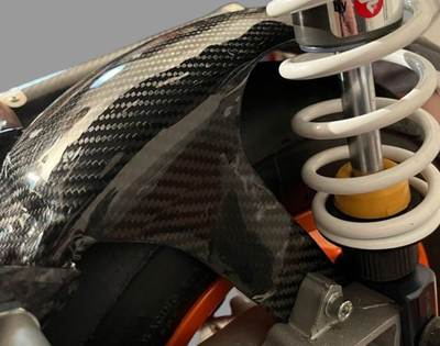 [CRB-040] Parafango posteriore in carbonio per zip sp mk 1