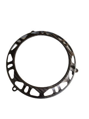 [CRB-055] Coperchio Protezione Frizione in carbonio  TM KZ10C KZ R1 KZ R2