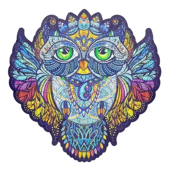 Magnifique Hibou - Puzzle en bois