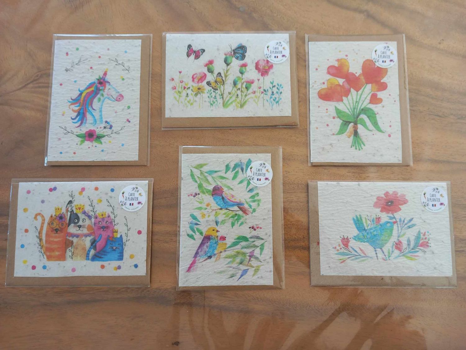 Cartes sans texte