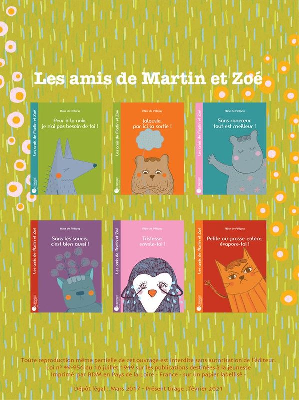 Les émotions avec les amis de Martin et Zoé (Aline de Pétigny)