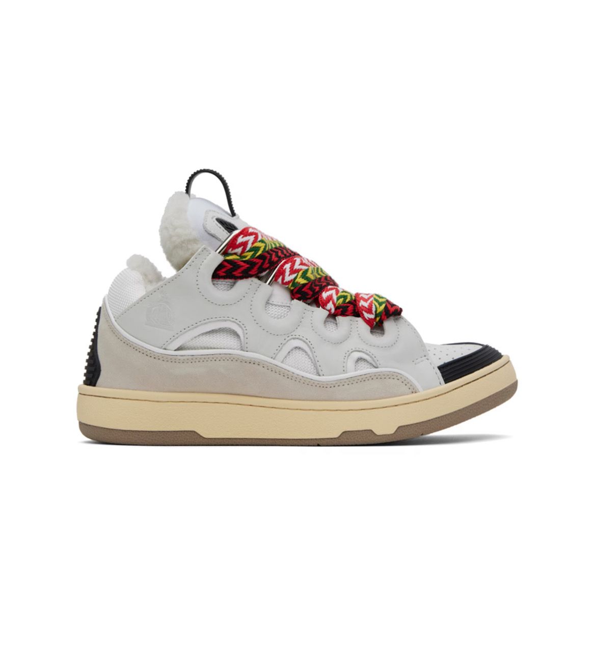 LANVIN SSENSE Exclusive Off-White Sneakers