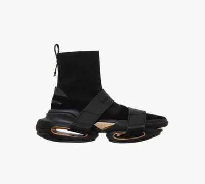 Balmain - high top leathersneakers