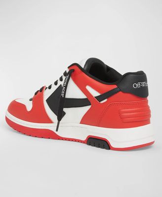 Off-White Men&#39;s Out Of Office Tricolor Sneakers