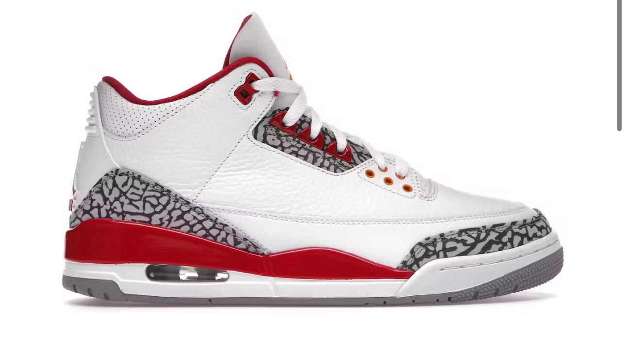 Jordan 3 Retro Cardinal Red