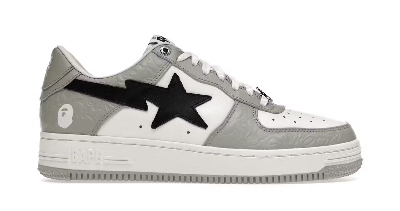 A Bathing Ape Bape Sta Low Grey Black