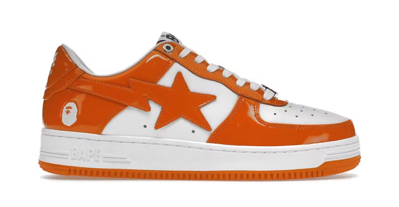 A Bathing Ape Bape Sta Low Orange