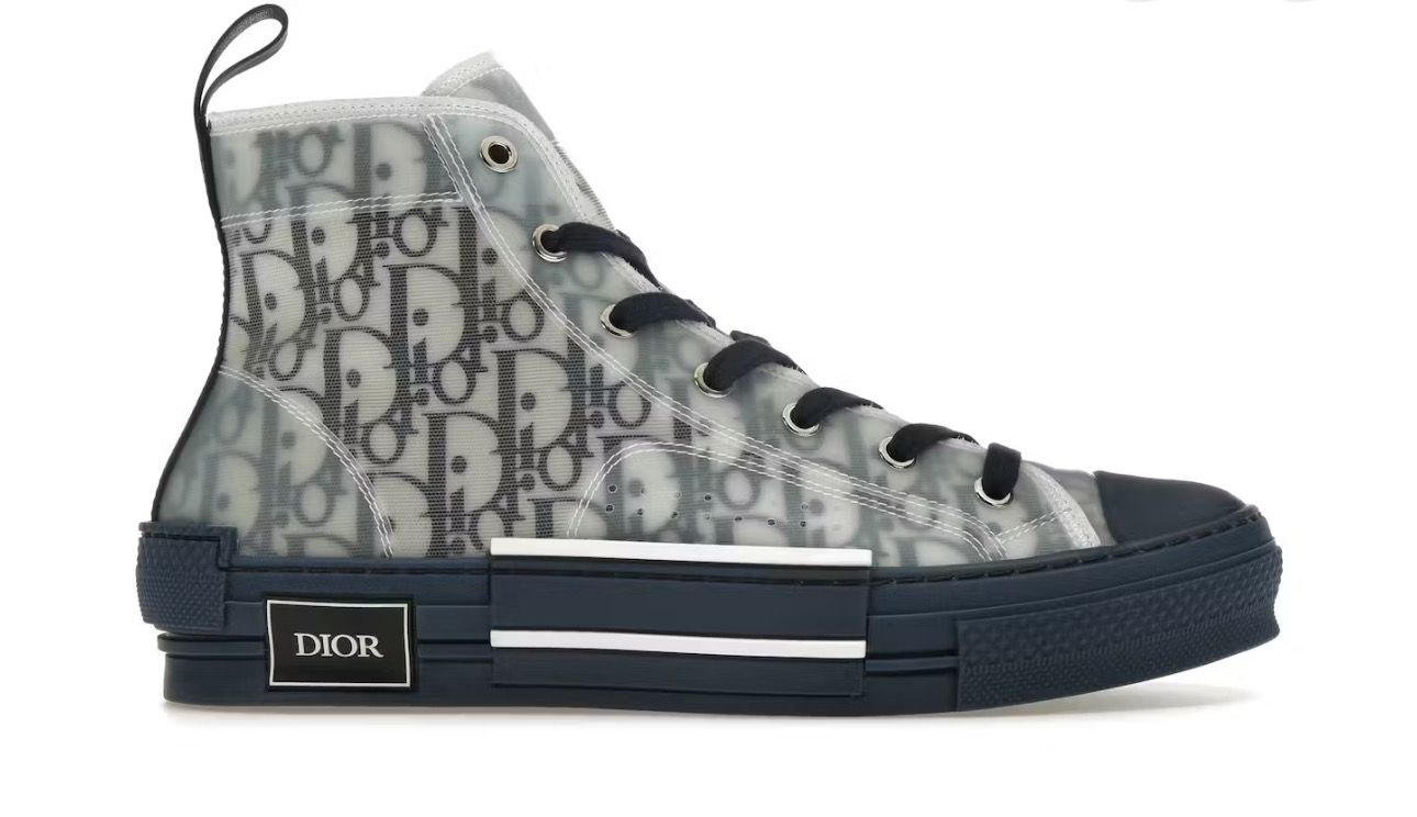 Dior B23 High Top Blue Oblique
