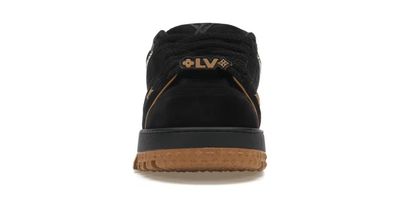 Louis Vuitton Trainer Maxi Black Brown Suede