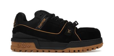 Louis Vuitton Trainer Maxi Black Brown Suede
