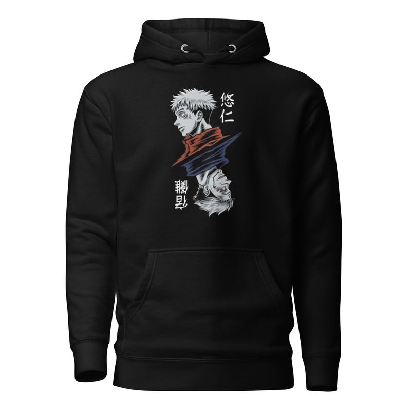 Jujutsu Kaisen Yuji &amp; Sukuna Duality Hoodie - Embrace the Power Within