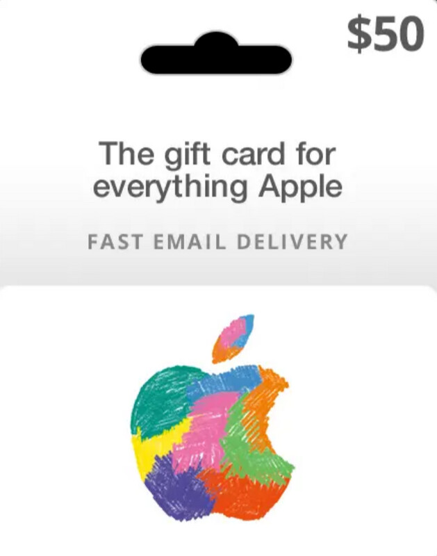$50 USA Apple/iTunes Gift Card (Email Delivery)