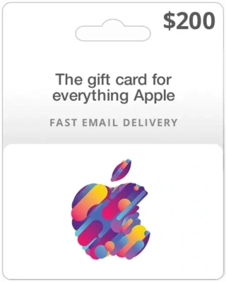 $200 USA  Apple/iTunes Gift Card (Email Delivery)